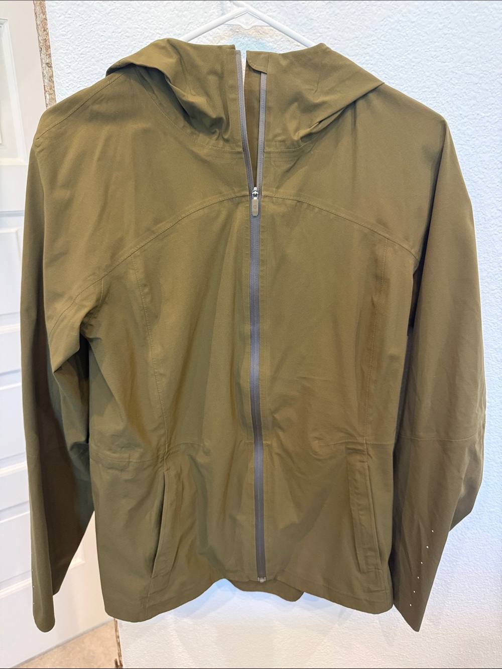 lululemon athletica Olive Green Hooded Jacket